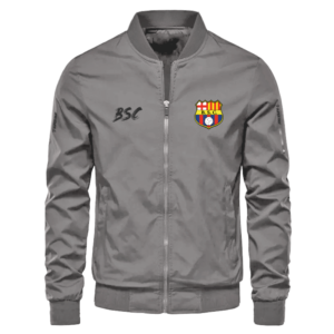 BOMBER JACKET BARCELONA SC - GRIS