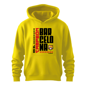 SUDADERA BARCELONA SC CAMPEÓN - AMARILLA