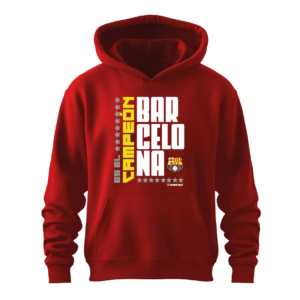 SUDADERA BARCELONA SC CAMPEÓN - ROJA