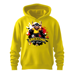 SUDADERA BSC KIDS - AMARILLA