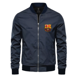 BOMBER JACKET FC BARCELONA - AZUL