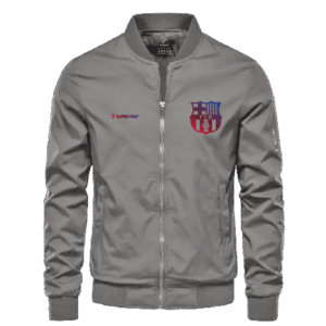 BOMBER JACKET FC BARCELONA - GRIS